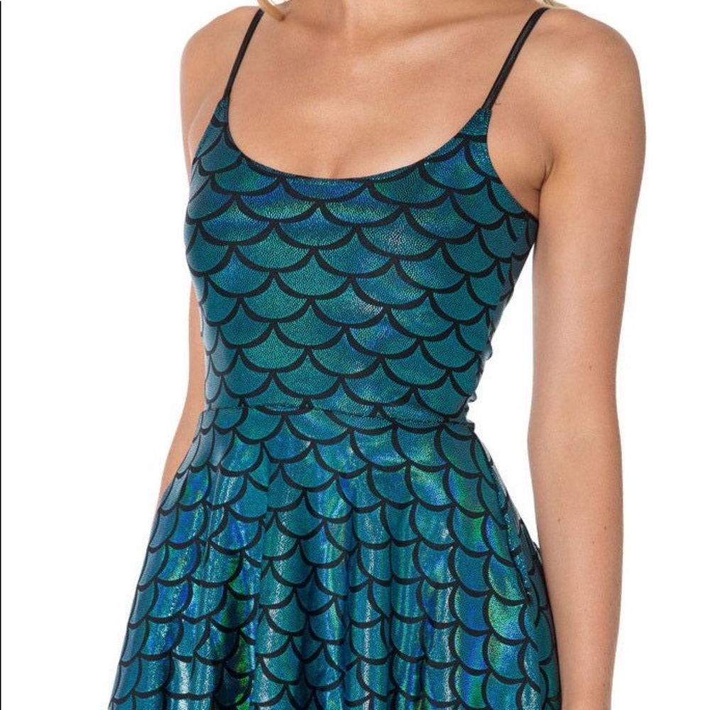 Merboy Straps Skater Dress